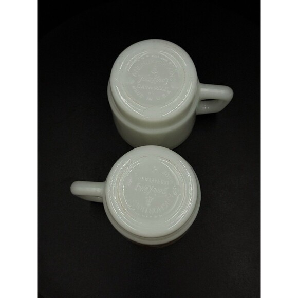 Set of 2 Vintage McDonalds Good Morning Coffee Mug Cup Fire King Anchor Hocking - Picture 4 of 7